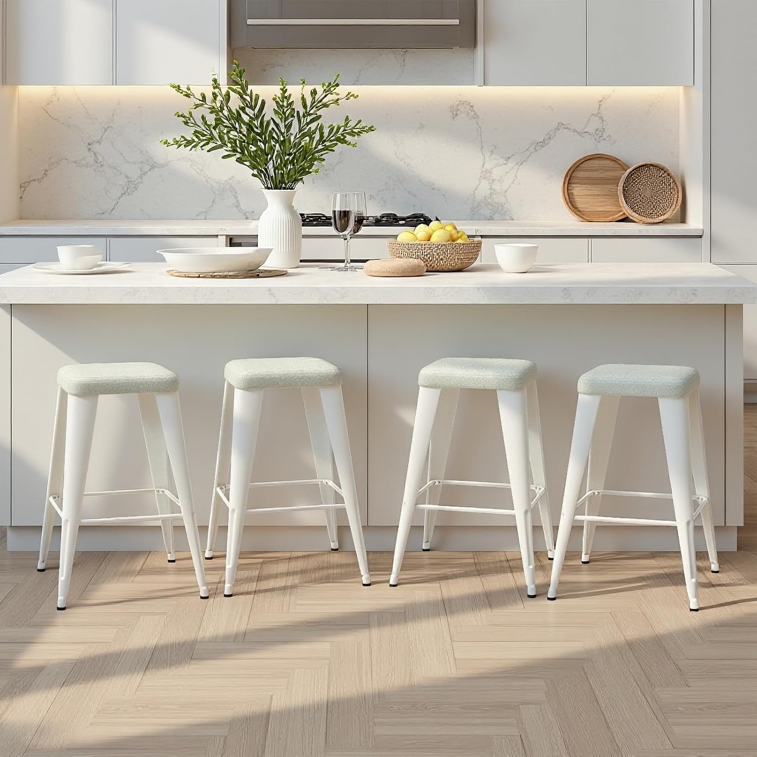 Home Bar And Counter - Bar Stools Set of 4, 26
