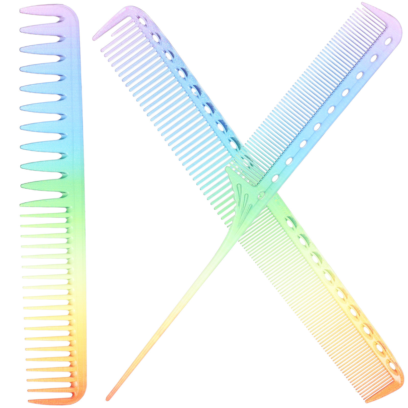 Home Barber - 3Pcs Barber Comb Hairdressing Styling Comb
