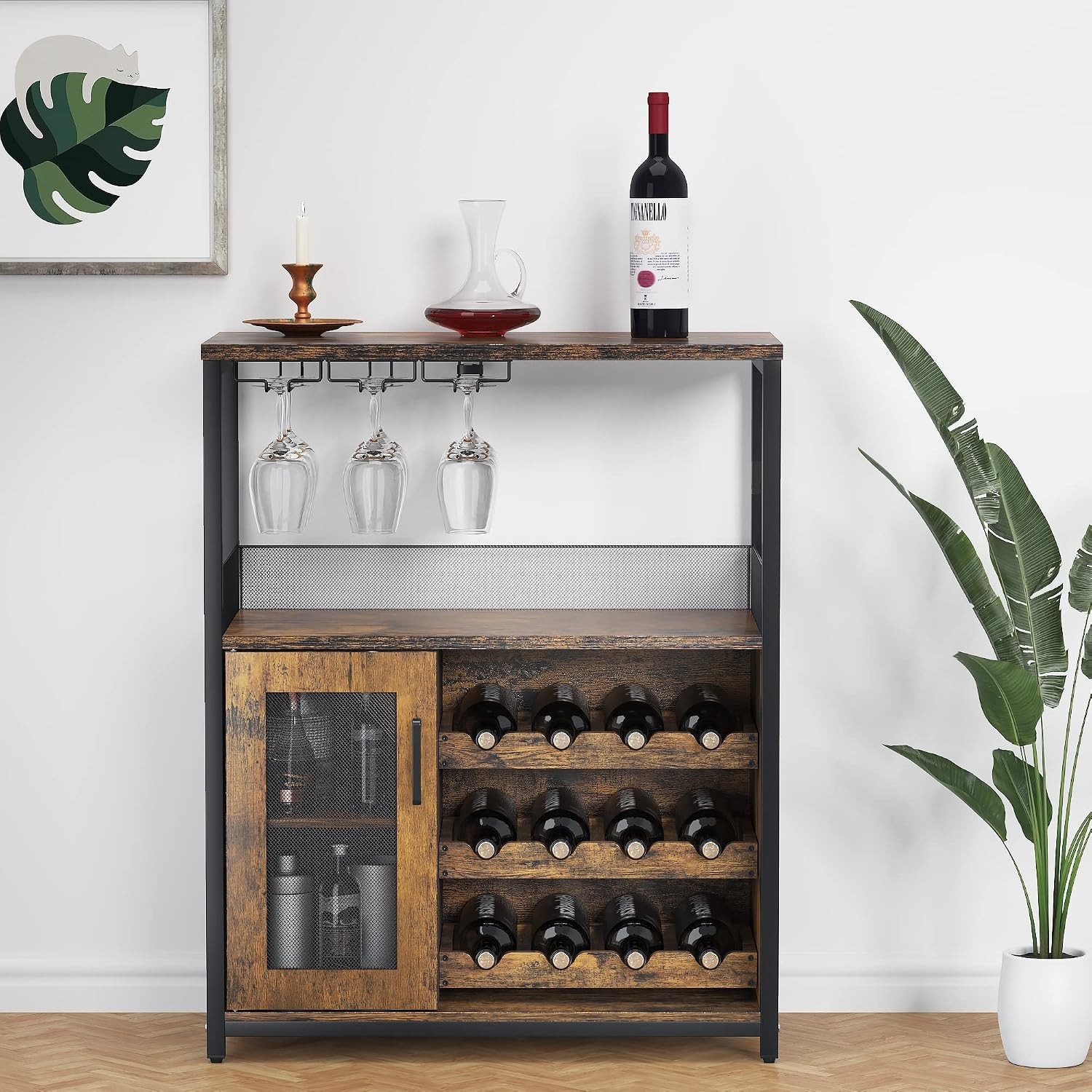 Home Bar Shelves - Modern 36
