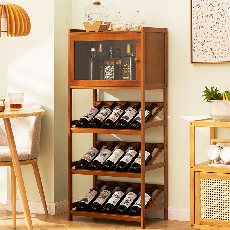 Solid Bamboo Wine Rack 3/4-Tie - Home Bar Shelves review and price