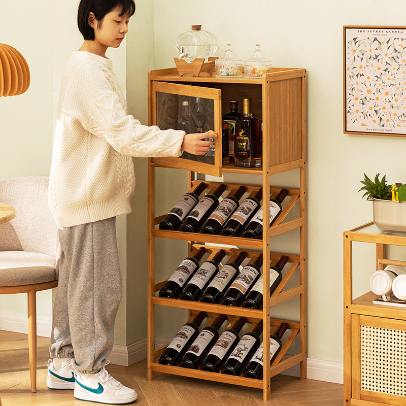Solid Bamboo Wine Rack 3/4-Tie - Home Bar Shelves review and price