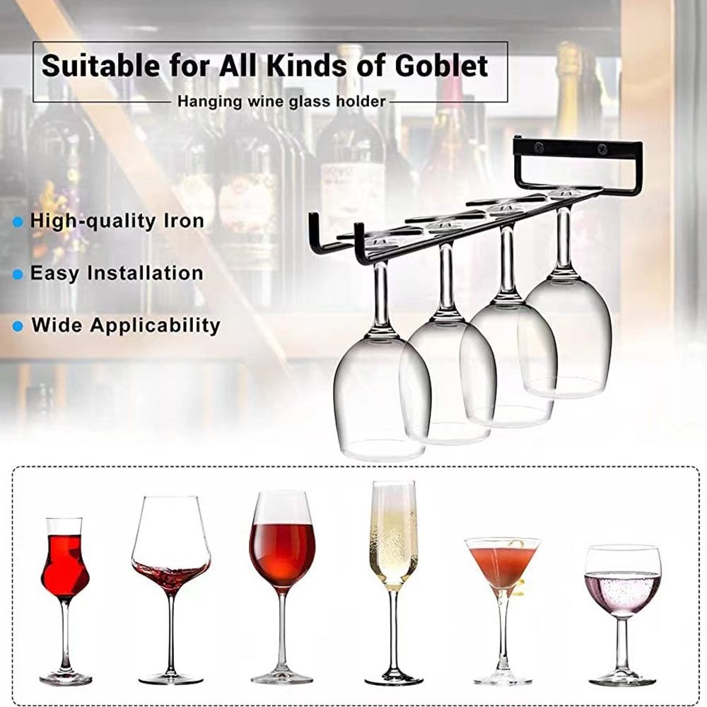 Wall Mounted Stemware Holder K - Home Bar Stand review and price
