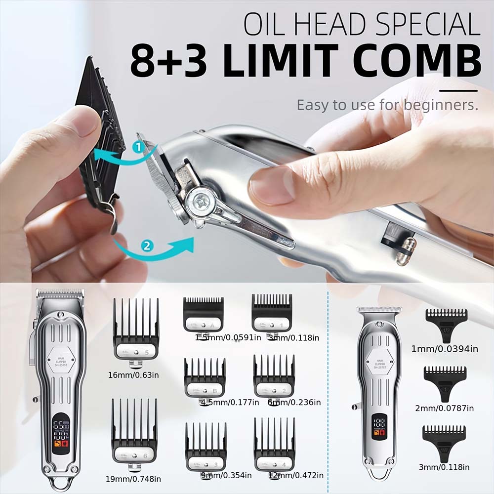 Professional Hair Clipper & Tr - Home Barbershop review and price