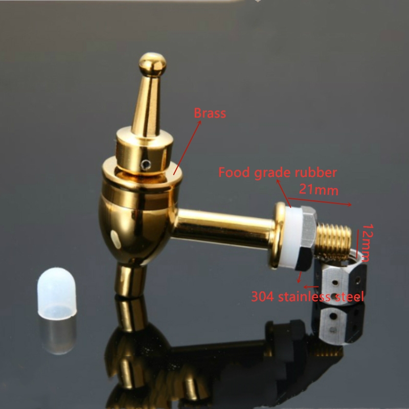 Copper Wine Barrel Spigot Beve - Home Bar And Fridge review and price