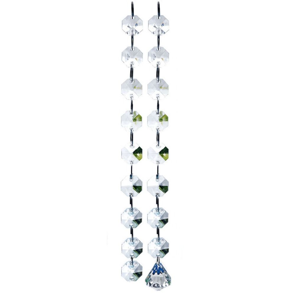 10PCS 100cm Clear Beaded Curta - Home Bargains review and price