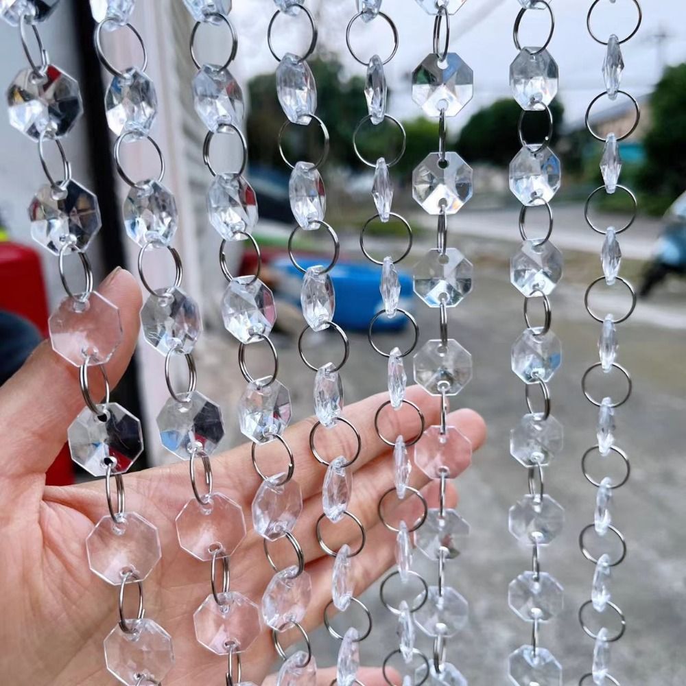 10PCS 100cm Clear Beaded Curta - Home Bargains review and price