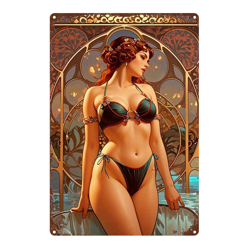 2D Flat Metal Sign, Retro Art  - Home Bar And Kitchen review and price