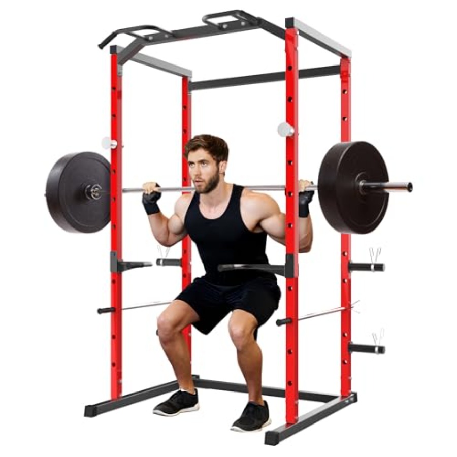 Heavy-Duty Power Cage with Pul - Home Bar And Gym review and price