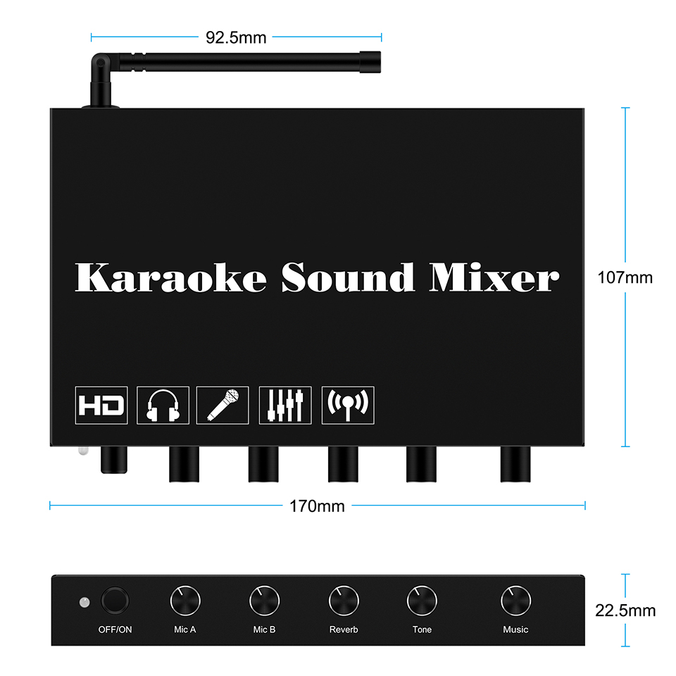 HDMI Karaoke Player Mixer Home - Home Bar And Theater review and price
