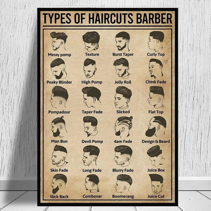 Retro Types Of Haircuts Barber - Home Barbershop review and price