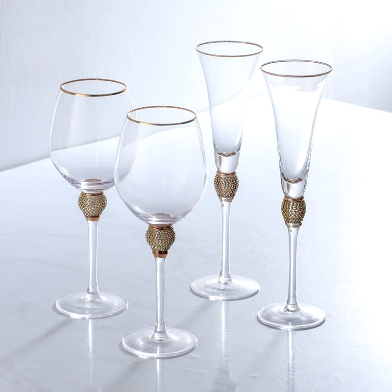 Luxury Diamond Gold Rim Highba - Highball Glass Set review and price