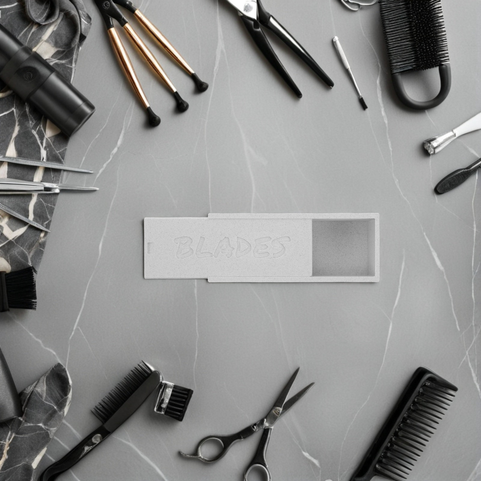 White Double Compartment Blade - Home Barber review and price