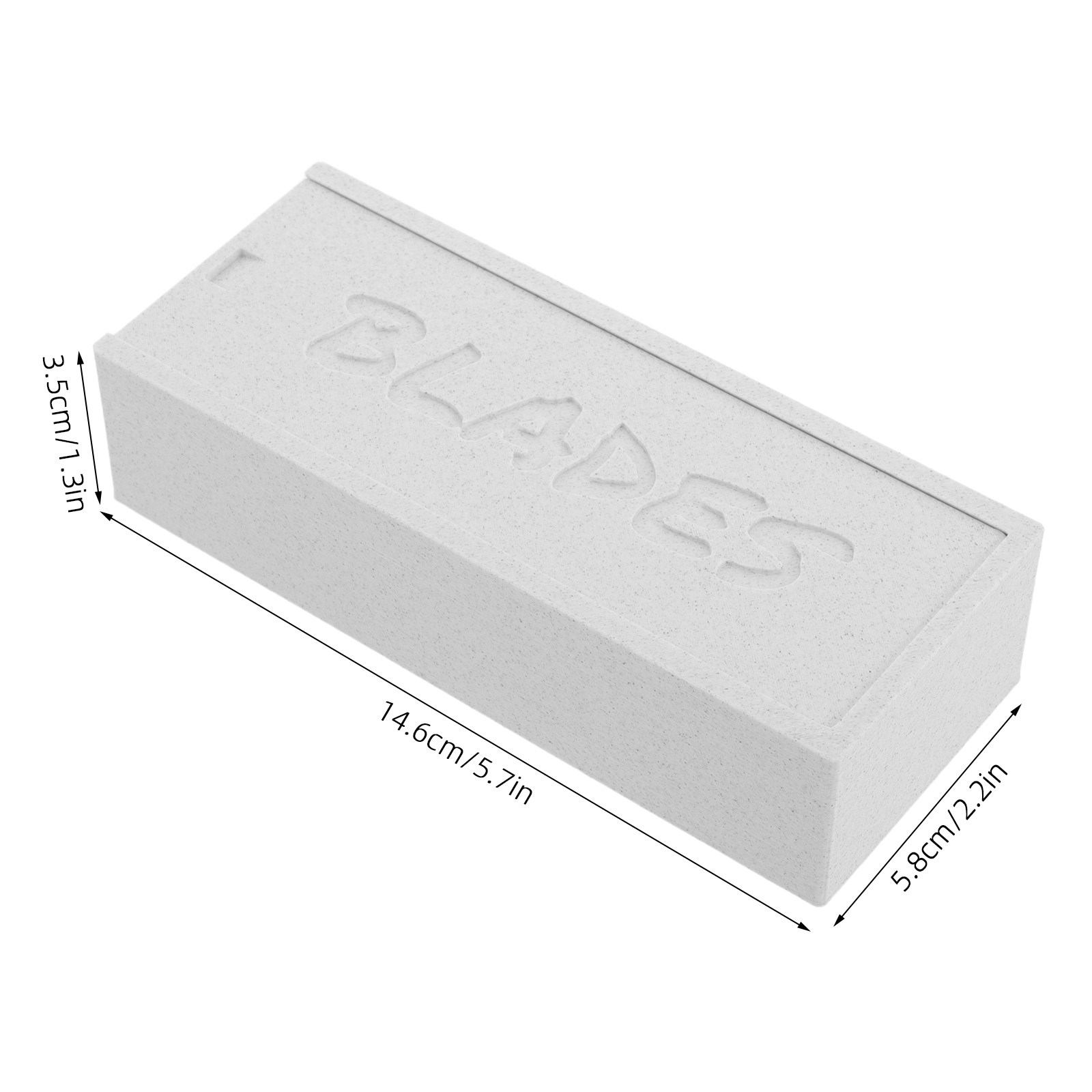 White Double Compartment Blade - Home Barber review and price