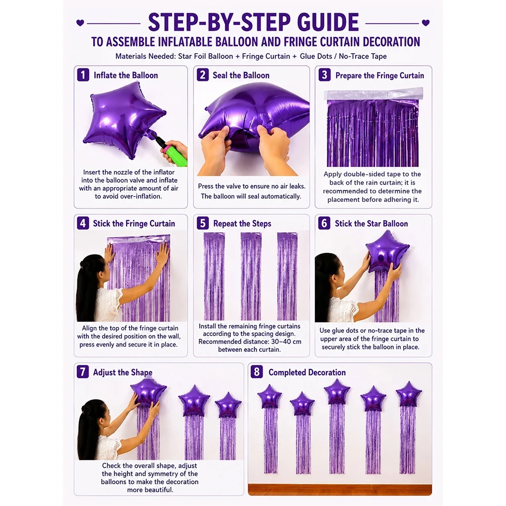 6Pcs18inch Five Pointed Star B - Home Bargains review and price