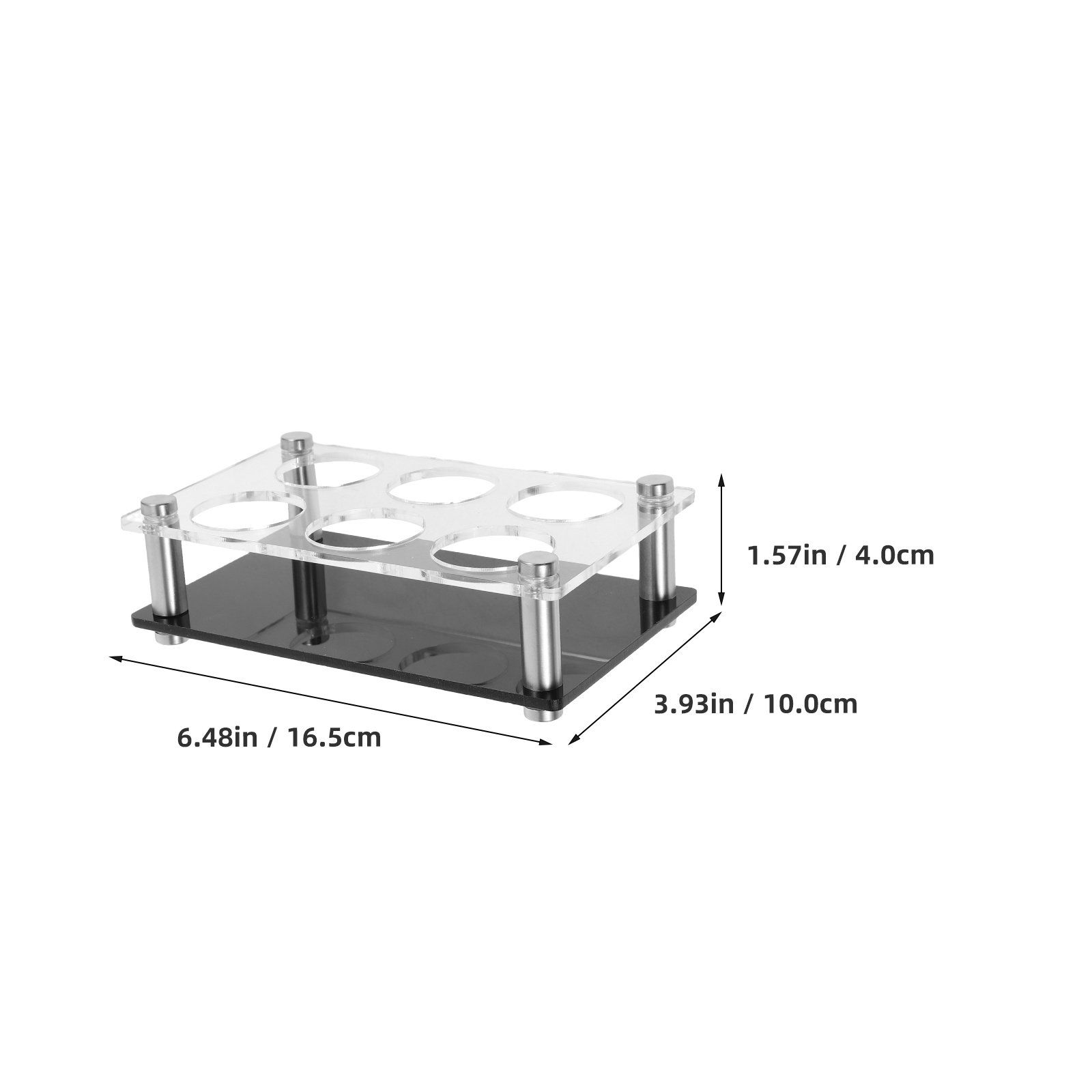Shot Glass Holder 6 Holes Clea - Home Bar Stand review and price