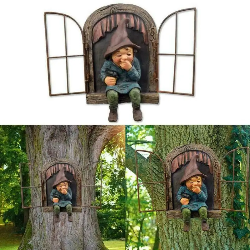 Naughty Garden Statue Elf Go O - Home Bargains review and price
