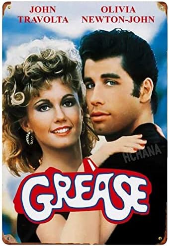Grease Classic Movie Tin Sign, - Home Bar And Coffee review and price