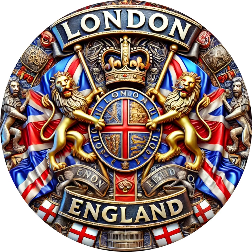 'Tudor Heraldry Relic' Enamel  - Home Bar Lounge review and price