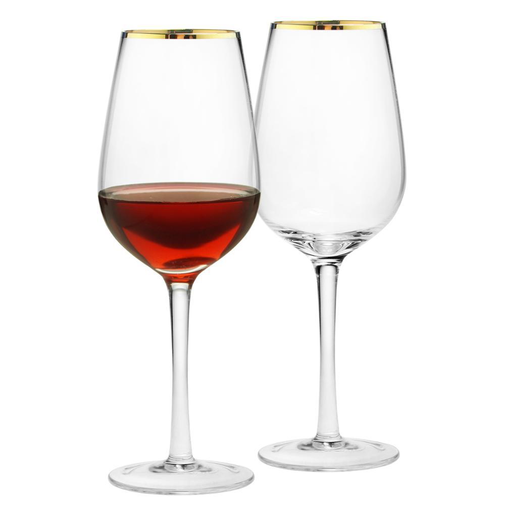 Gold Rimmed Highball Glass Red - Highball Glass Set review and price