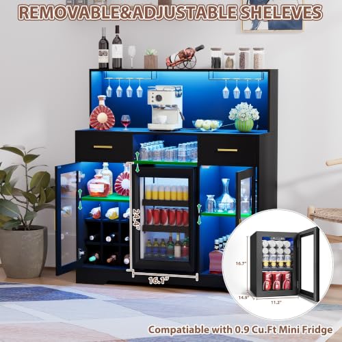 Mini Fridge Cabinet with Stora - Home Bar And Fridge review and price