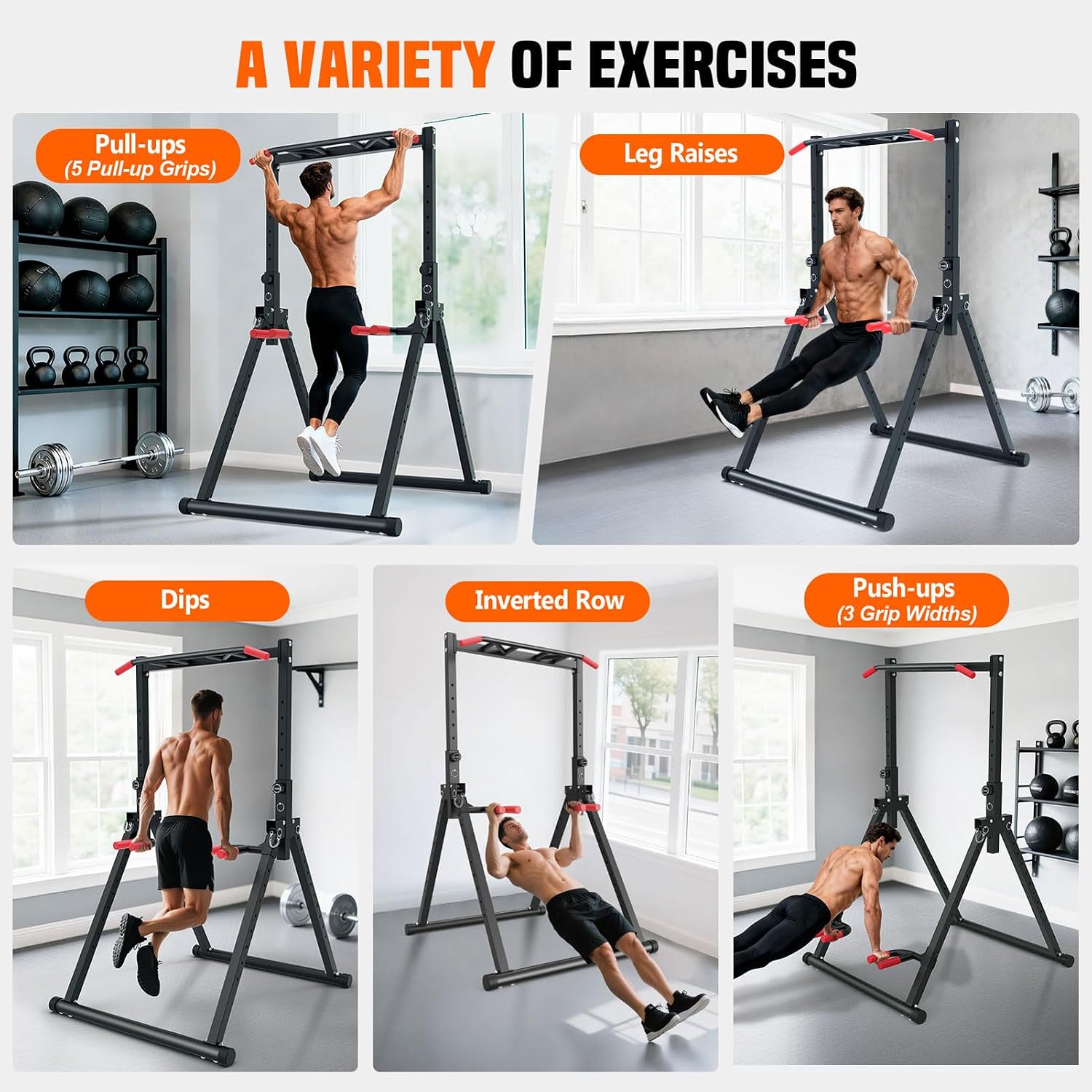 Foldable Power Tower Dip Stati - Home Bar And Gym review and price