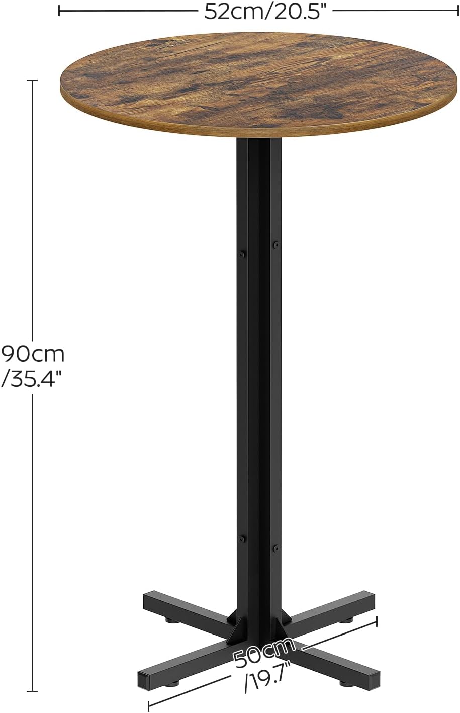 Round Bar Table Set of 2, Coun - Home Bar And Counter review and price