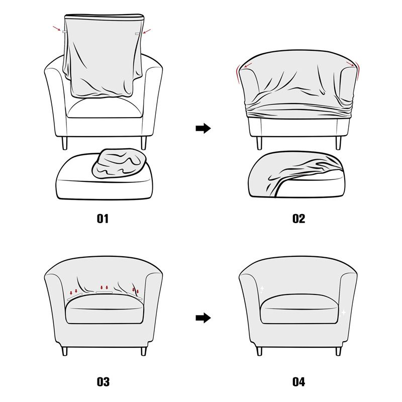 Solid Color Club Armchair Cove - Home Bar Lounge review and price