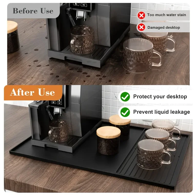2-in-1 Silicone Coffee Bar Mat - Home Bar And Counter review and price