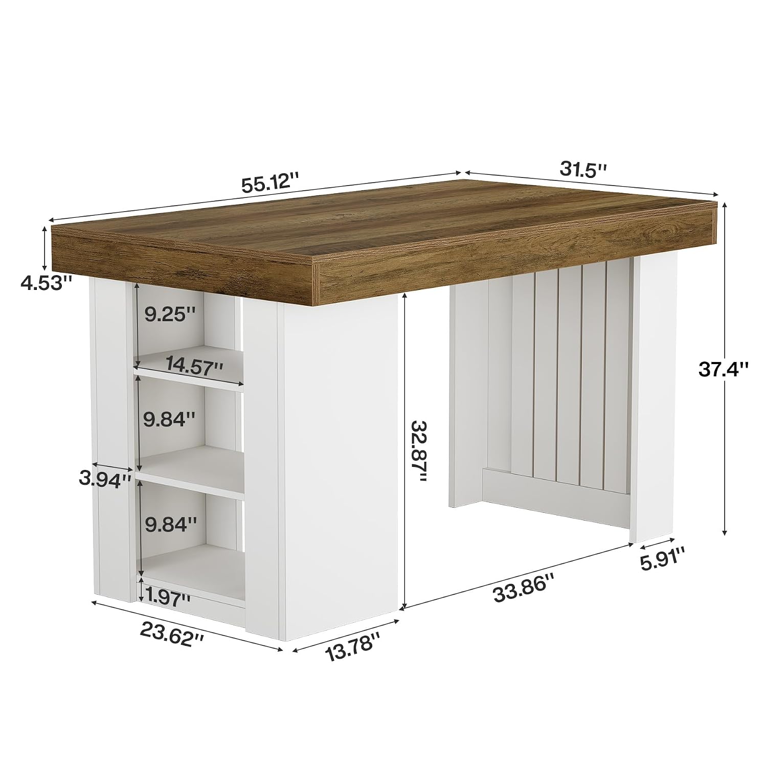 Kitchen Island with Storage, 5 - Home Bar And Counter review and price