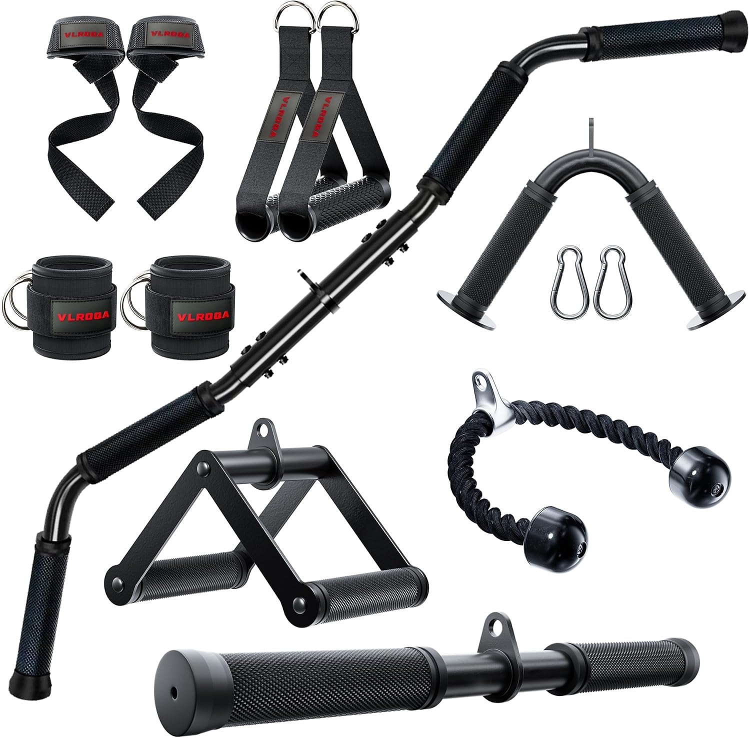 Home Gym Cable Attachments Set - Home Bar And Gym review and price