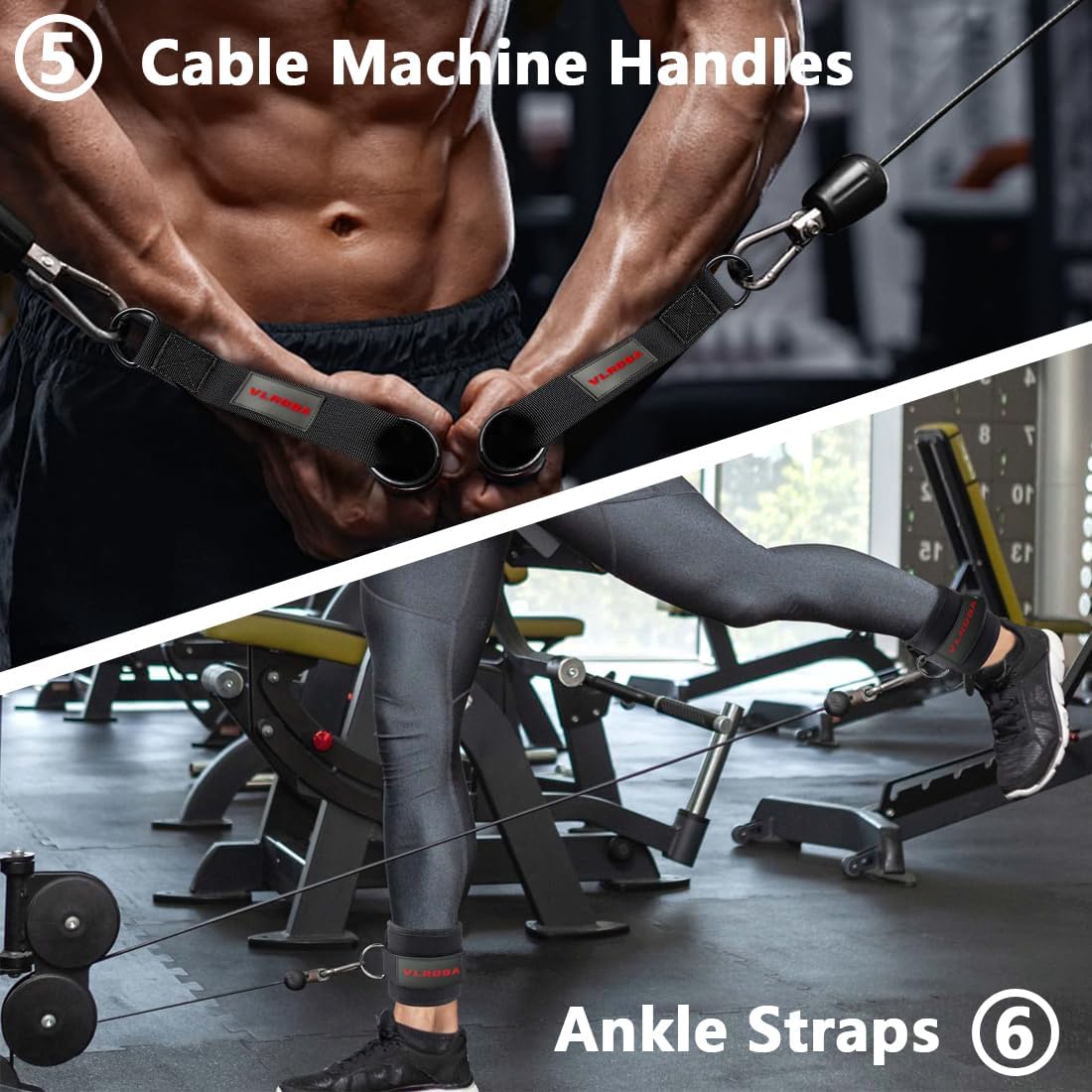 Home Gym Cable Attachments Set - Home Bar And Gym review and price