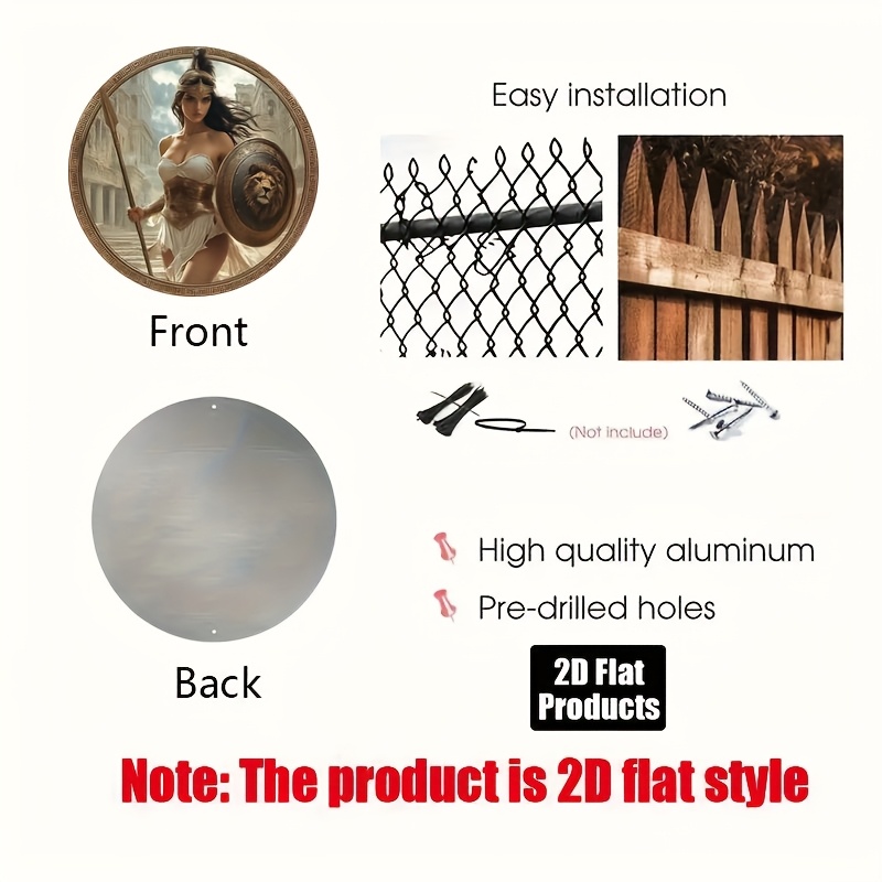 Vintage Greek Warrior Round Al - Home Bar And Kitchen review and price
