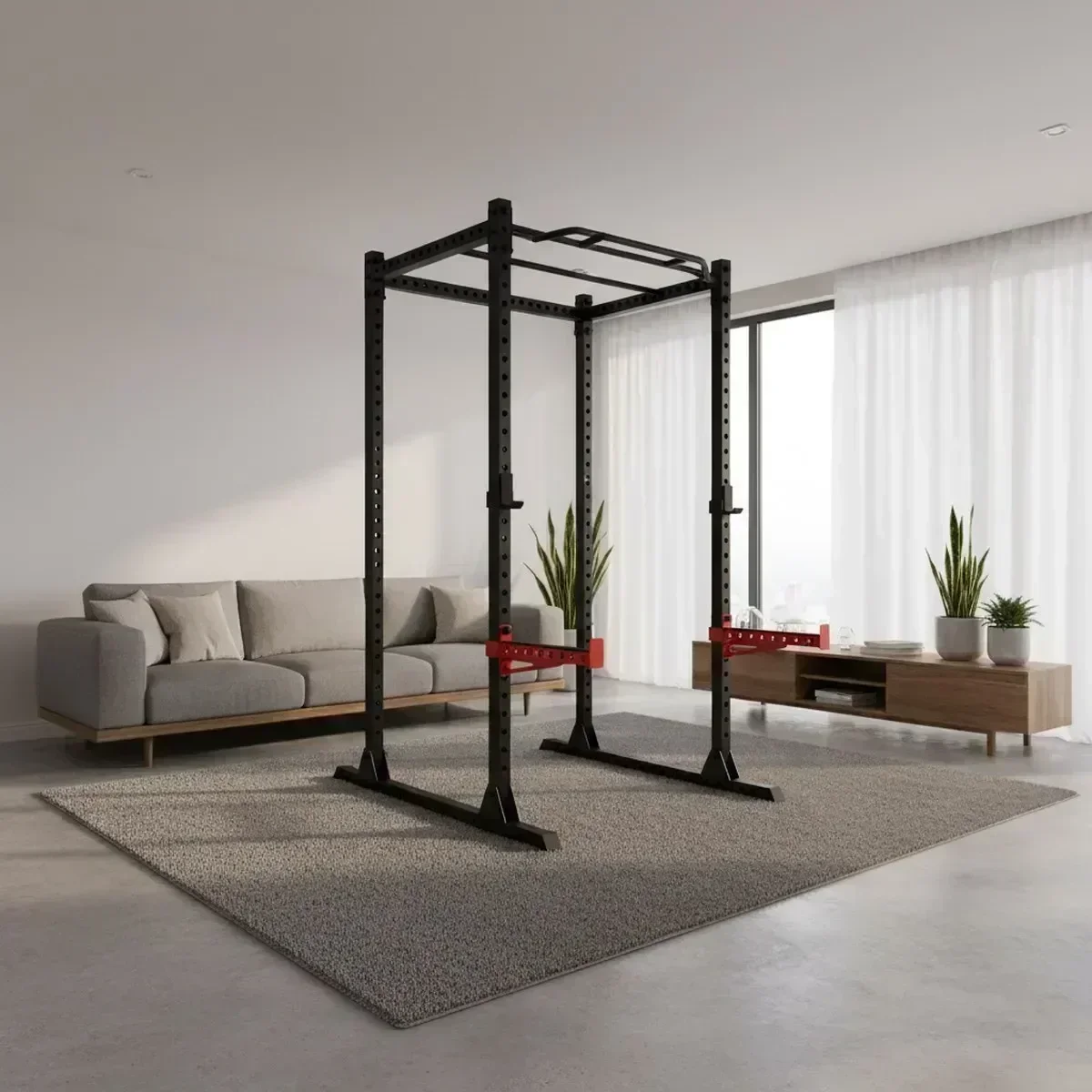 Adjustable Home Gym Squat Rack - Home Bar And Gym review and price