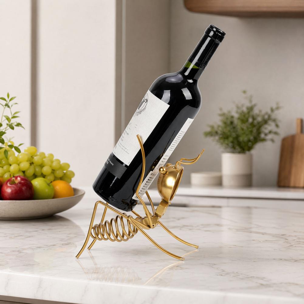 Solid Metal Wine Stand Unique  - Home Bar Stand review and price
