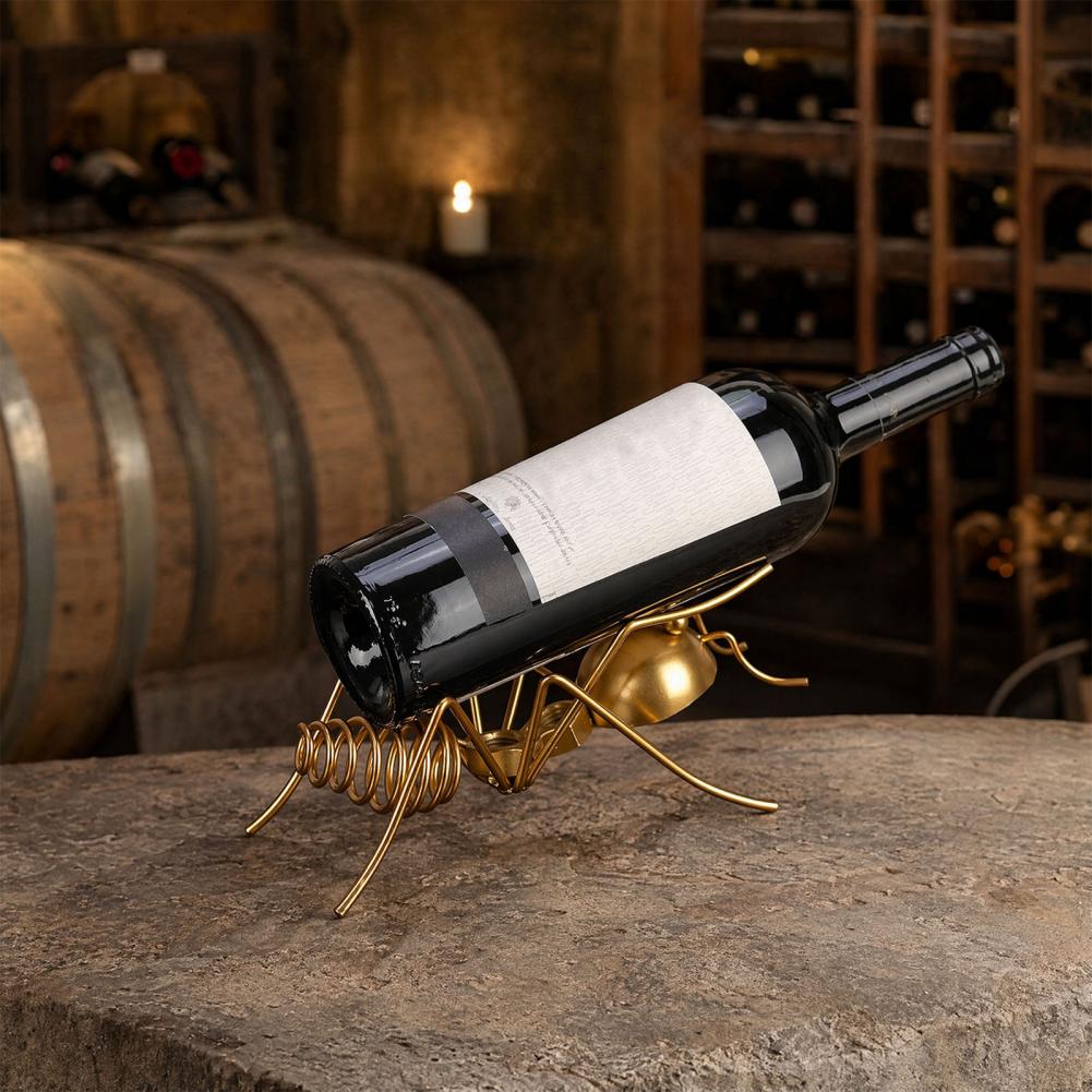 Solid Metal Wine Stand Unique  - Home Bar Stand review and price