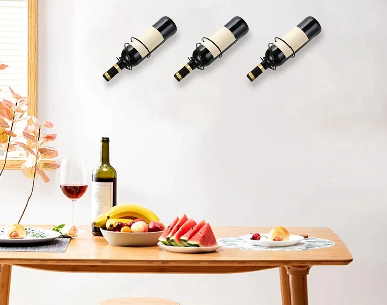 Pack Of 6 Wall Mounted Wine Ra - Home Bar Stand review and price