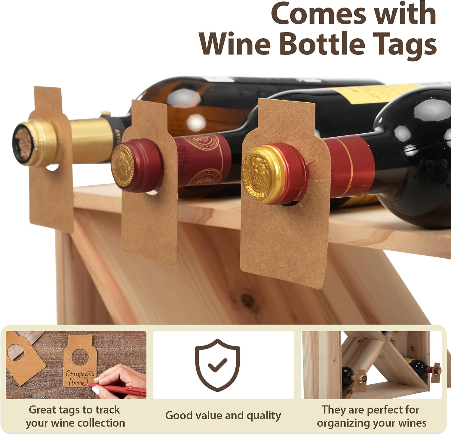 96 Bottle Wine Rack Countertop - Home Bar Shelves review and price
