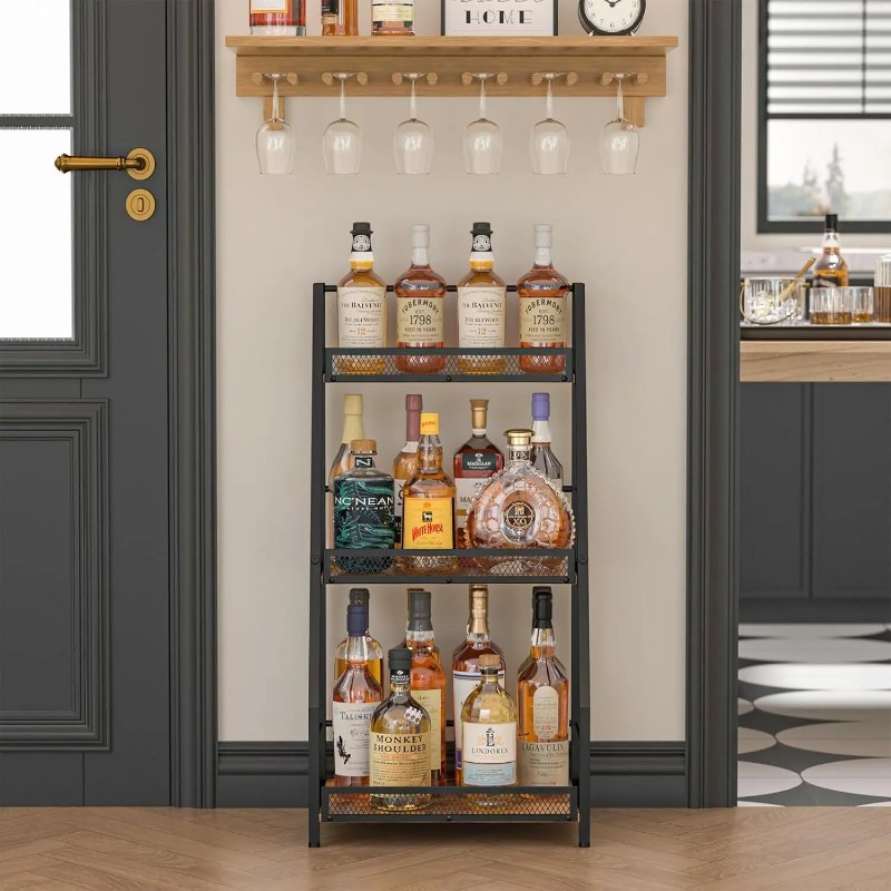 3-Tier Ladder Wine Rack Freest - Home Bar Shelves review and price