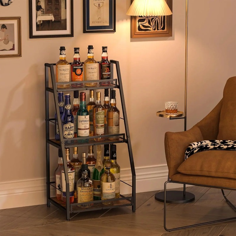 3-Tier Ladder Wine Rack Freest - Home Bar Shelves review and price