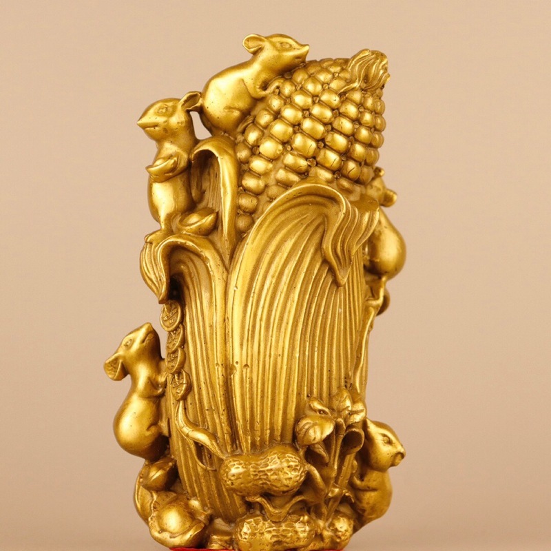 Brass Five-Gem Scholar Figurin - Home Bar And Counter review and price