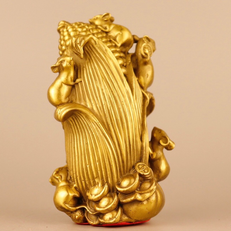 Brass Five-Gem Scholar Figurin - Home Bar And Counter review and price