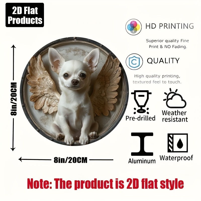 2D Flat, 1pc, Chihuahua Theme, - Home Bar And Kitchen review and price