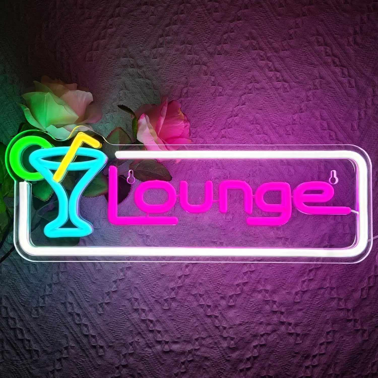 Lounge Cocktail LED Neon Sign  - Home Bar Lounge review and price