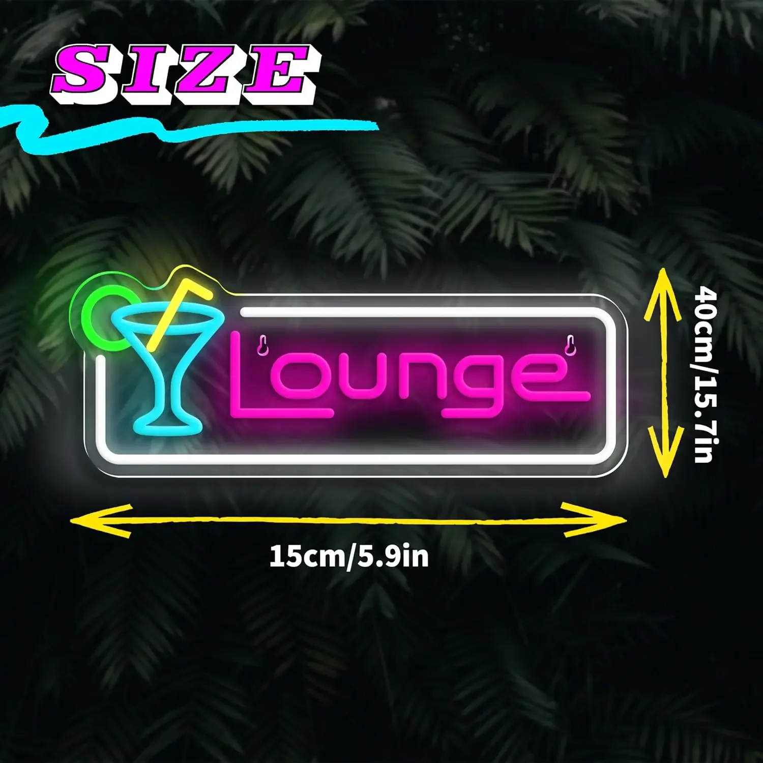 Lounge Cocktail LED Neon Sign  - Home Bar Lounge review and price