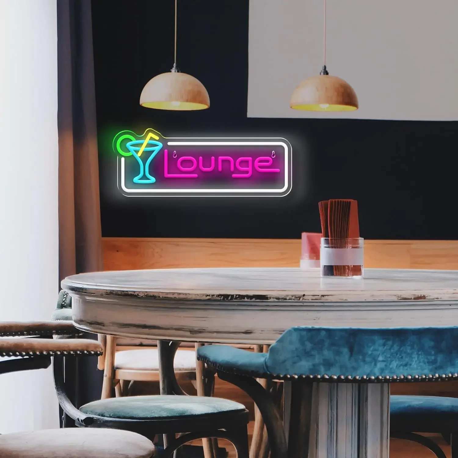 Lounge Cocktail LED Neon Sign  - Home Bar Lounge review and price