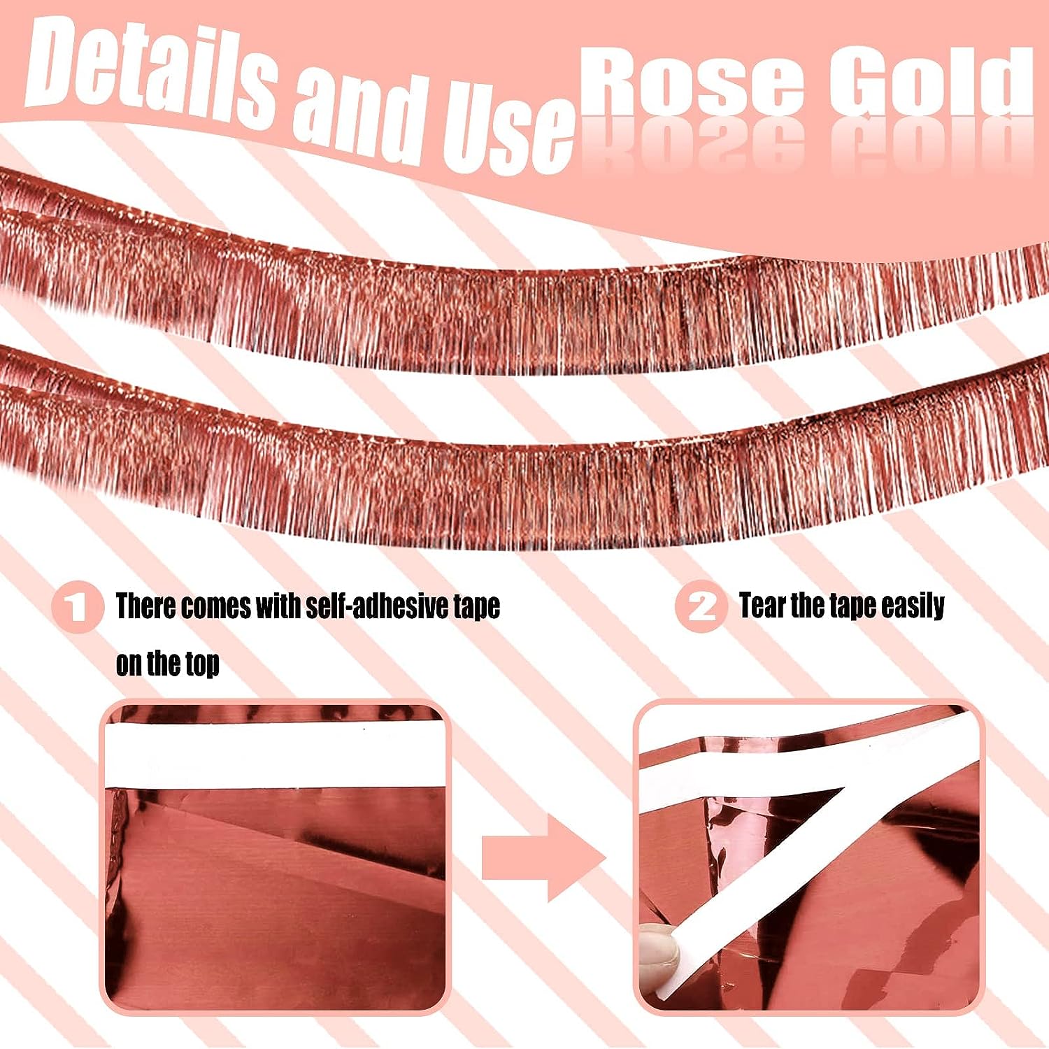 30x300CM Foil Fringe Garland S - Home Bargains review and price